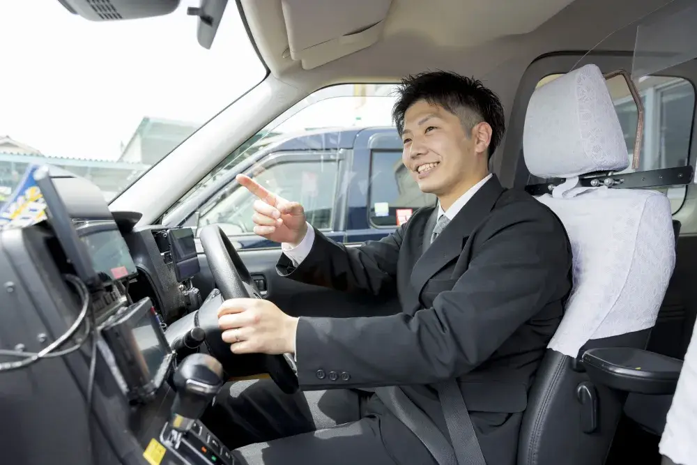 GOアプリや無線配車があるので未経験でも安心！