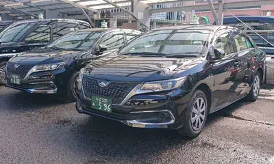 変わり種の車両も！数台ですがアリオンがあります。タクシー車両としては珍しく意外とお客様からはご好評なんです。