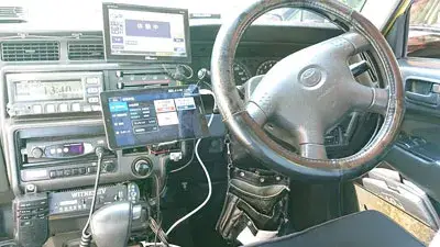 カーナビをはじめ、カード/電子マネー/アプリ等各種決済機など、効率仕事ができる装備を全車に搭載