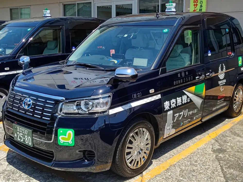 全車ジャパンタクシーです。未経験者でもすぐジャパンタクシーで乗務可能です。