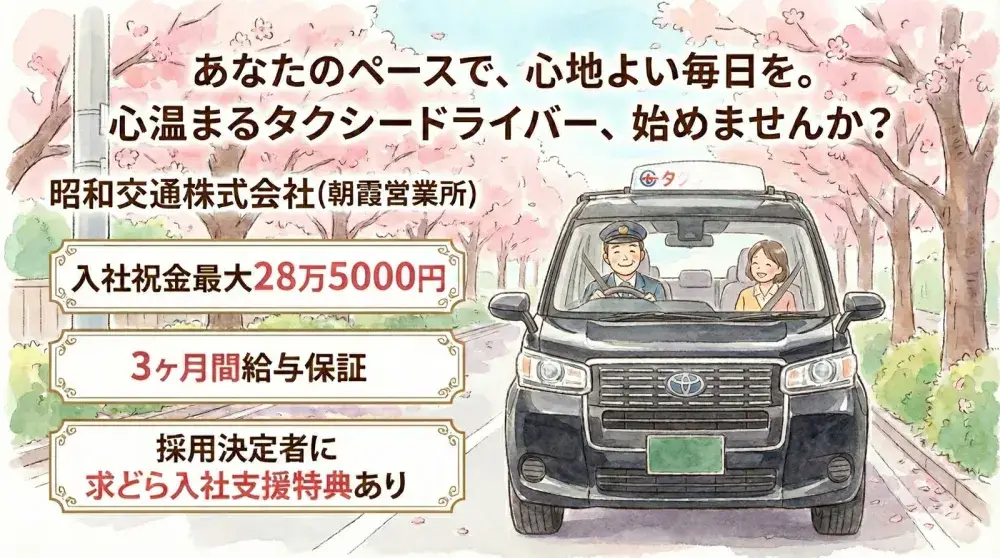 昭和交通株式会社(朝霞営業所)／駅から徒歩5分！通勤便利！