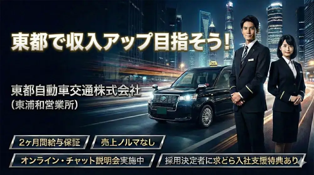 東都自動車交通株式会社(東浦和営業所)／待遇・職場環境抜群です！