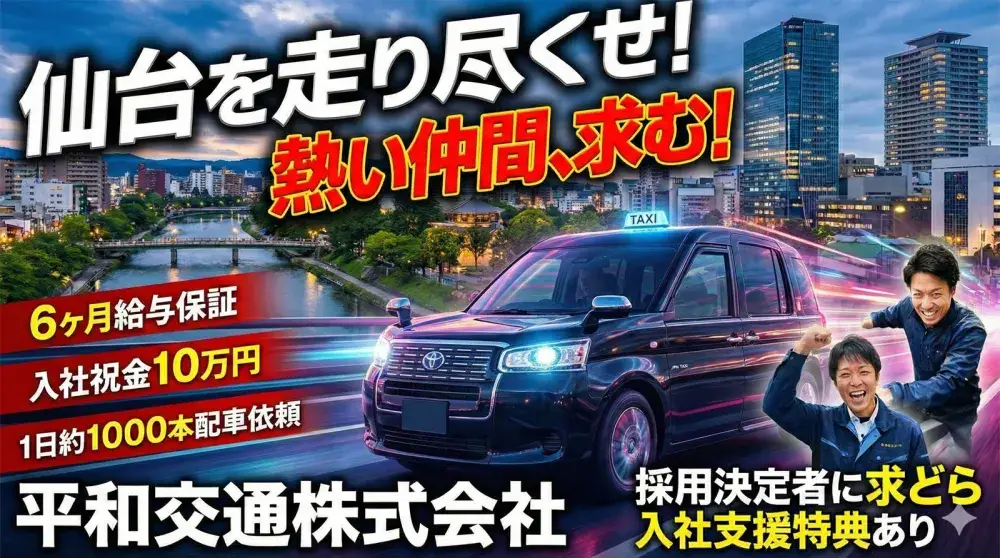 平和交通株式会社／【月収30万円以上も可】家庭と両立し稼げる仕事です