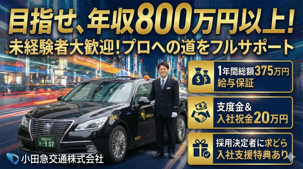 小田急交通株式会社(蒲田営業所)／圧倒的なサポート体制で不安なし